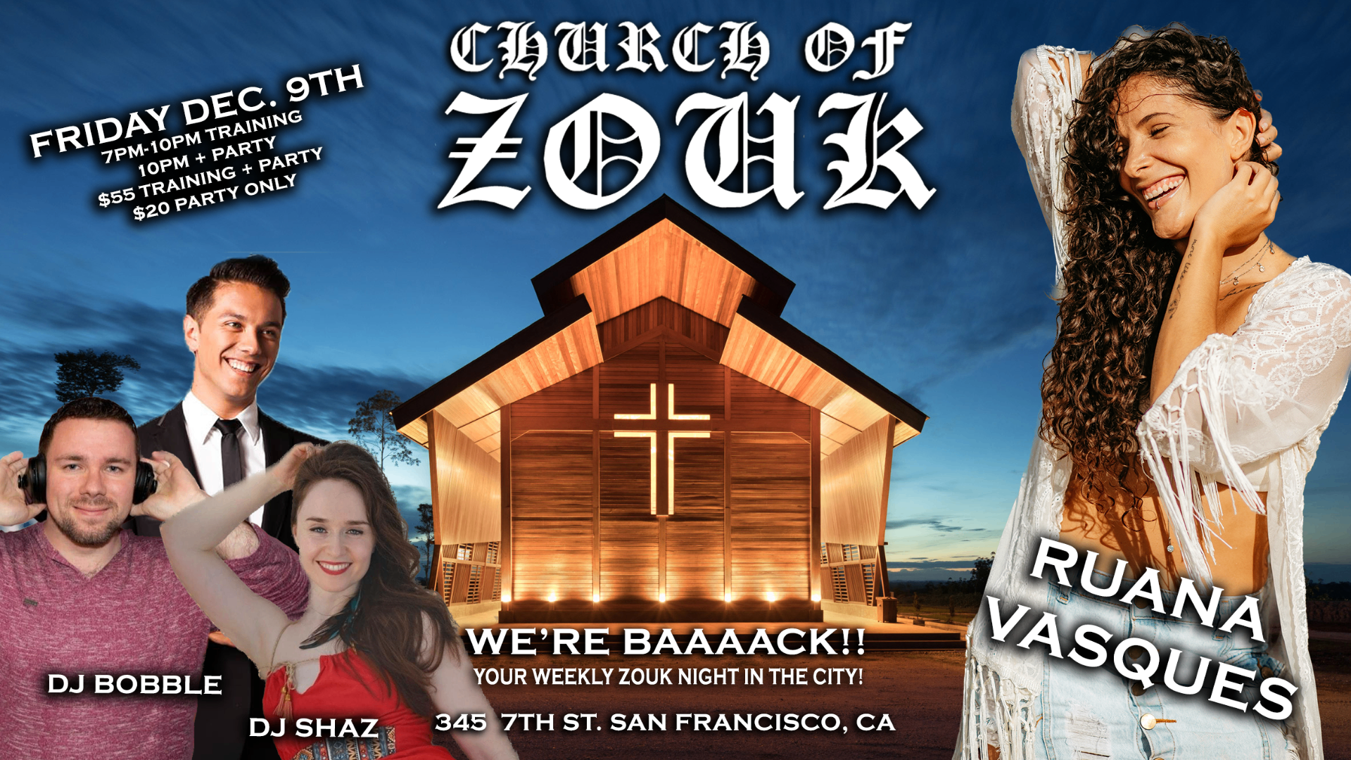Church of Zouk — Ruana Vasques Dec 2022